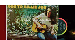 Desktop Screenshot of odetobilliejoe333.com